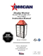 Preview for 1 page of Omcan 39853 Instruction Manual