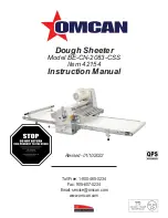 Предварительный просмотр 1 страницы Omcan 42154 Instruction Manual