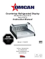 Предварительный просмотр 1 страницы Omcan 43074 Instruction Manual