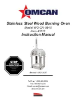 Omcan 43113 Instruction Manual preview