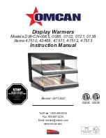 Omcan 43465 Instruction Manual preview