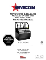 Preview for 1 page of Omcan 43549 Instruction Manual