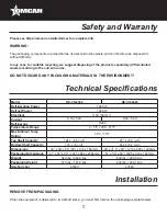 Preview for 7 page of Omcan 43549 Instruction Manual