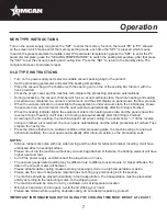 Preview for 7 page of Omcan 43632 Instruction Manual