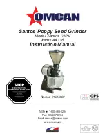 Omcan 44116 Instruction Manual preview