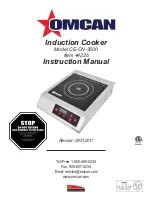 Omcan 44226 Instruction Manual предпросмотр