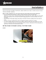 Preview for 7 page of Omcan 44307 Instruction Manual