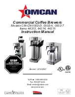 Omcan 44313 Instruction Manual preview