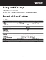 Предварительный просмотр 8 страницы Omcan 44382 Instruction Manual