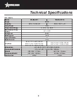 Предварительный просмотр 9 страницы Omcan 44382 Instruction Manual