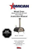 Omcan 44432 Instruction Manual preview