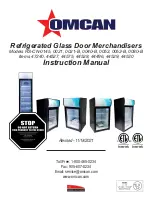 Preview for 1 page of Omcan 44496 Instruction Manual