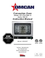 Preview for 1 page of Omcan 44519 Instruction Manual