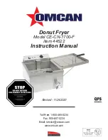 Preview for 1 page of Omcan 44522 Instruction Manual