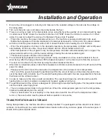 Предварительный просмотр 7 страницы Omcan 44522 Instruction Manual