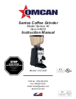 Omcan 44638 Instruction Manual preview