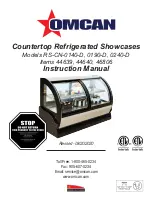 Preview for 1 page of Omcan 44639 Instruction Manual