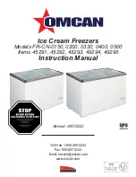 Предварительный просмотр 1 страницы Omcan 45291 Instruction Manual