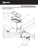 Предварительный просмотр 13 страницы Omcan 45291 Instruction Manual