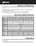 Предварительный просмотр 7 страницы Omcan 46492 Instruction Manual