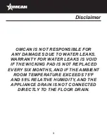 Предварительный просмотр 3 страницы Omcan 46500 Instruction Manual