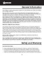 Preview for 5 page of Omcan 46501 Instruction Manual