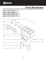 Предварительный просмотр 9 страницы Omcan 46574 Instruction Manual