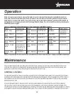 Предварительный просмотр 8 страницы Omcan 47046 Instruction Manual