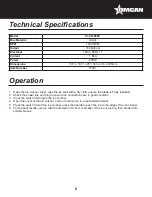 Preview for 6 page of Omcan 47081 Instruction Manual