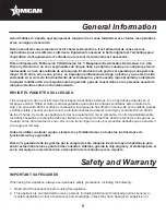 Preview for 5 page of Omcan 47149 Instruction Manual