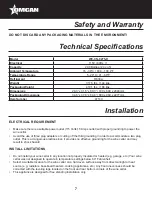 Preview for 7 page of Omcan 47149 Instruction Manual