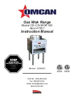 Preview for 1 page of Omcan 47351 Instruction Manual