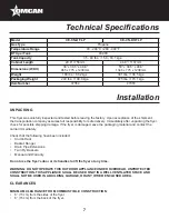 Предварительный просмотр 7 страницы Omcan 47354 Instruction Manual