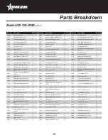 Предварительный просмотр 15 страницы Omcan 47514 Instruction Manual