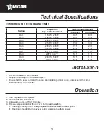 Preview for 7 page of Omcan 48387 Instruction Manual