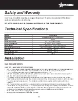 Preview for 8 page of Omcan 49112 Instruction Manual