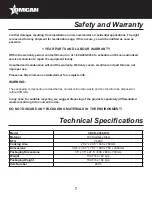 Предварительный просмотр 7 страницы Omcan 49113 Instruction Manual