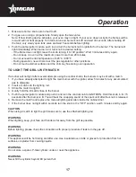 Предварительный просмотр 17 страницы Omcan 49113 Instruction Manual