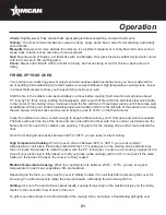 Preview for 21 page of Omcan 49113 Instruction Manual