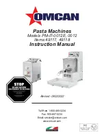 Omcan 49117 Instruction Manual preview