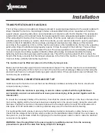 Preview for 7 page of Omcan 49117 Instruction Manual