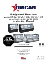 Preview for 1 page of Omcan 50082 Instruction Manual