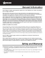 Preview for 5 page of Omcan 50082 Instruction Manual