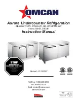 Omcan Aurora FR-CN-1219E-HC Instruction Manual предпросмотр