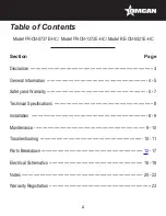 Preview for 2 page of Omcan Aurora FR-CN-1372E-HC Instruction Manual