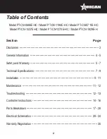 Preview for 2 page of Omcan Aurora PT-CN-0686E-HC Instruction Manual