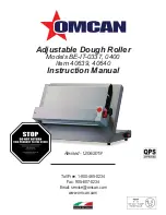 Omcan BE-IT-0337 Instruction Manual preview