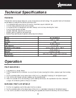 Preview for 6 page of Omcan BL-CN-0002-B Instruction Manual