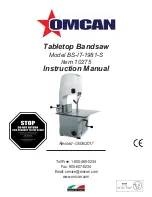 Omcan BS-IT-1981-S Instruction Manual preview