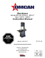 Preview for 1 page of Omcan BS-VE-3200-S Instruction Manual